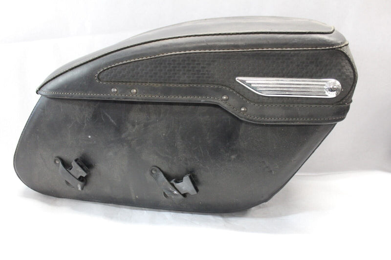 91138-09 LEATHER SADDLEBAG BASKET WEAVE RIGHT HARLEY DAVIDSON