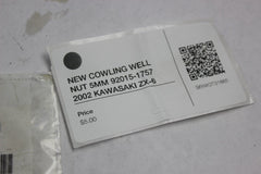 NEW COWLING WELL NUT 5MM 92015-1757 2002 KAWASAKI ZX-6