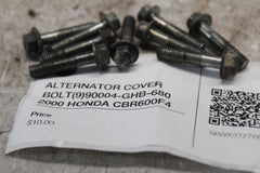 ALTERNATOR COVER BOLT(9)90004-GHB-680  2000 HONDA CBR600F4