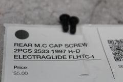 REAR M.C CAP SCREW 2PCS 2533 1997 H-D ELECTRAGLIDE FLHTC-I