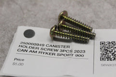 250000949 CANISTER HOLDER SCREW 3PCS 2023 CAN AM RYKER SPORT 900 ACE