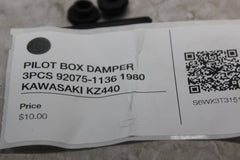 PILOT BOX DAMPER 3PCS 92075-1136 1980 KAWASAKI KZ440