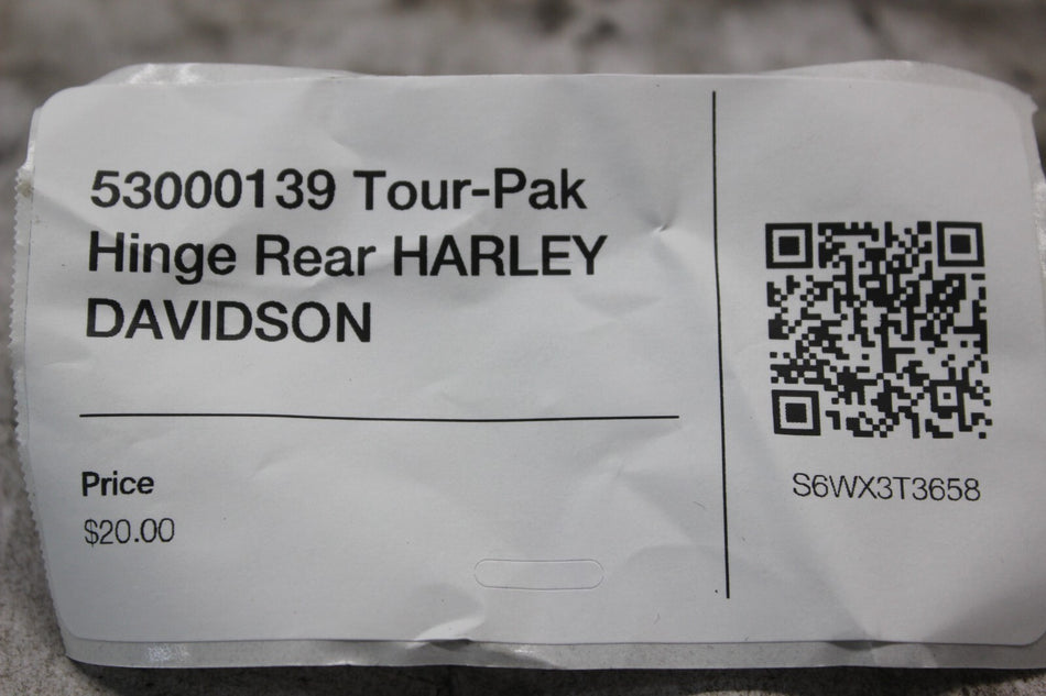 53000139 Tour-Pak Hinge Rear HARLEY DAVIDSON