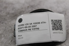 HORN 12V 3A 105DB 4TH-83371-00-00 2007 YAMAHA R6 YZFR6