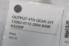 OUTPUT 4TH GEAR 24T 13262-0115 2004 KAW KX250F