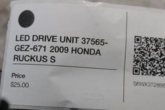 LED DRIVE UNIT 37565-GEZ-671 2009 HONDA RUCKUS S