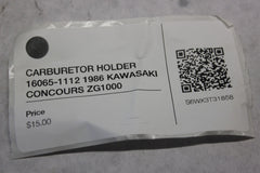 CARBURETOR HOLDER 16065-1112 1986 KAWASAKI CONCOURS ZG1000