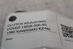 CLUTCH ADJUSTING COVER 14028-006-80 1980 KAWASAKI KZ440