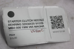 STARTER CLUTCH NEEDLE BEARING 32X38X20 91022-MB4-000 1986 V65 MAGNA