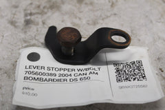 LEVER STOPPER W/BOLT 705600389 2004 CAN AM BOMBARDIER DS 650