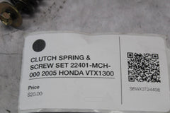 CLUTCH SPRING & SCREW SET 22401-MCH-000 2005 HONDA VTX1300