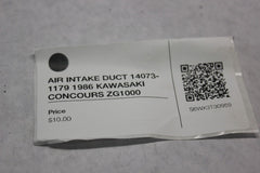 AIR INTAKE DUCT 14073-1179 1986 KAWASAKI CONCOURS ZG1000