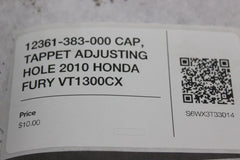 12361-383-000 CAP, TAPPET ADJUSTING HOLE 2010 HONDA FURY VT1300CX