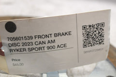 705601539 FRONT BRAKE DISC 2023 CAN AM RYKER SPORT 900 ACE