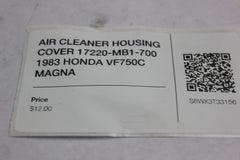 AIR CLEANER HOUSING COVER 17220-MB1-700 1983 HONDA VF750C MAGNA