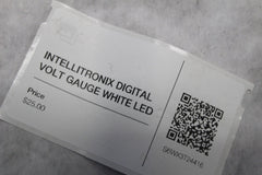 INTELLITRONIX DIGITAL VOLT GAUGE WHITE LED