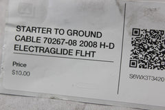 STARTER TO GROUND CABLE 70267-08 2008 H-D ELECTRAGLIDE FLHT