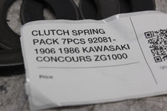 CLUTCH SPRING PACK 7PCS 92081-1906 1986 KAWASAKI CONCOURS ZG1000