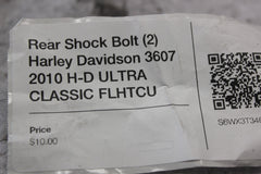 Rear Shock Bolt (2) Harley Davidson 3607 2010 H-D ULTRA CLASSIC FLHTCU
