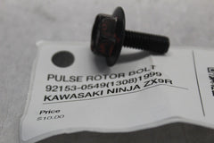 PULSE ROTOR BOLT 92153-0549 (1308) 1999 KAWASAKI NINJA ZX9R