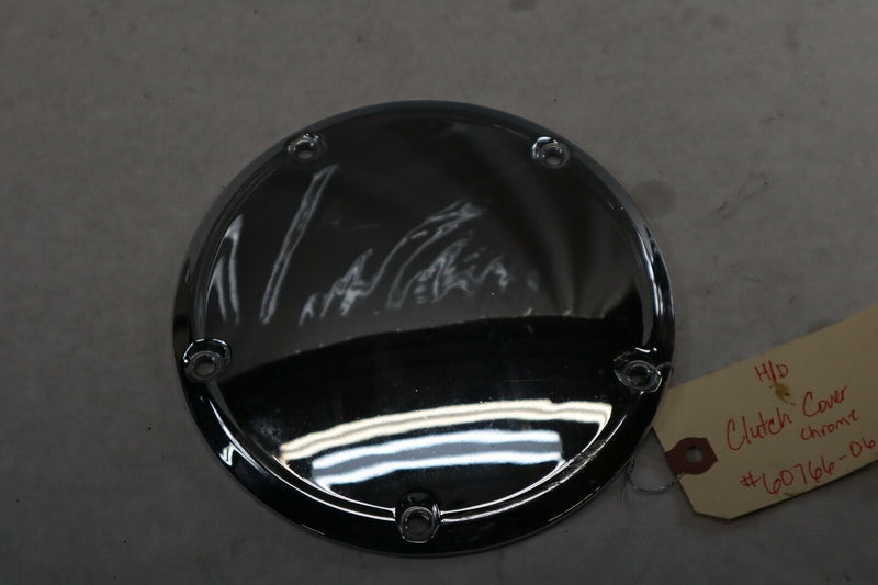 OEM Harley Davidson Clutch Derby Cover Chrome 60766-06