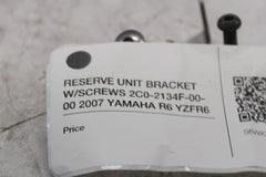 RESERVE UNIT BRACKET W/SCREWS 2C0-2134F-00-00 2007 YAMAHA R6 YZFR6