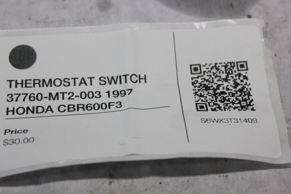 THERMOSTAT SWITCH 37760-MT2-003 1997 HONDA CBR600F3