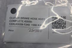 CLUTCH BRAKE HOSE ASSY COMPLETE 43059-1339,43059-1340 1986