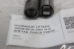 HYDRAULIC LIFTERS 18538-99 (2) 2001 H-D SOFTAIL DUECE FXSTD