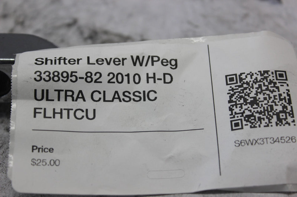 Shifter Lever W/Peg 33895-82 2010 H-D ULTRA CLASSIC FLHTCU