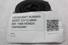 HEADLIGHT RUBBER BOOT 33112-MM5-601 1998 HONDA CBR900RR