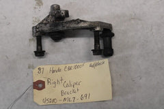 Right Front Caliper Bracket 45210-ML7-691 1987 Honda CBR1000F Hurricane