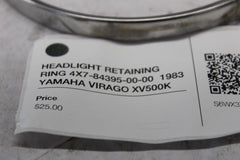 HEADLIGHT RETAINING RING 4X7-84395-00-00  1983 YAMAHA VIRAGO XV500K