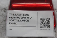 TAIL LAMP LENS 68354-00 2001 H-D SOFTAIL DUECE FXSTD