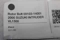 Rotor Bolt 09103-14001 2000 SUZUKI INTRUDER VL1500