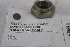 CLUTCH NUT 20MM 92015-1555 1988 KAWASAKI EX500