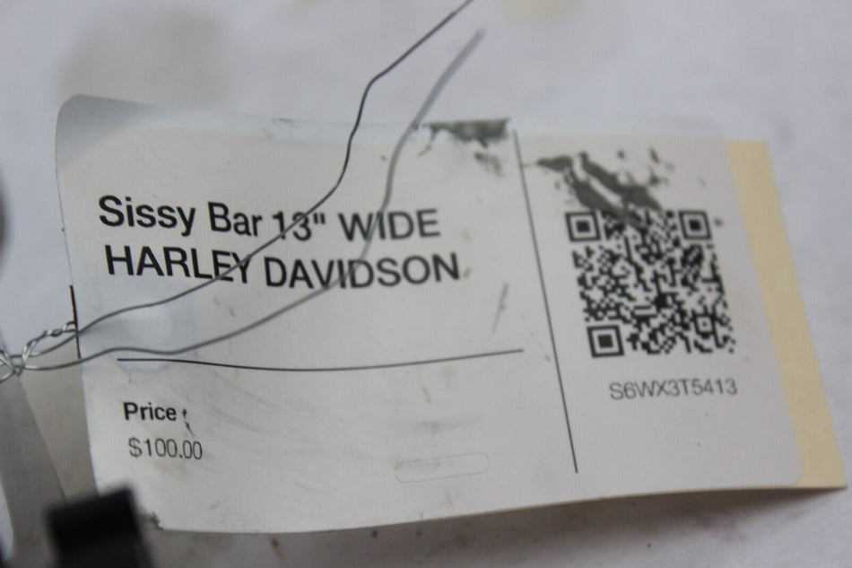 Sissy Bar 13" WIDE HARLEY DAVIDSON