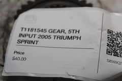 T1181545 GEAR, 5TH INPUT 2005 TRIUMPH SPRINT