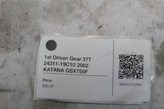 1st Driven Gear 37T 24311-19C10 2002 KATANA GSX750F