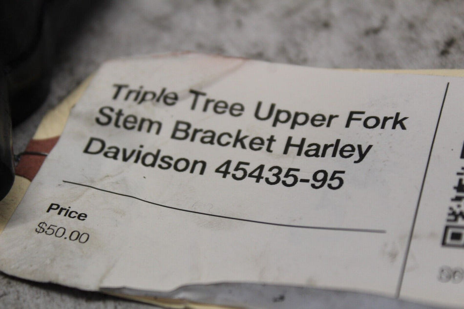 1995-2008 Harley Touring Upper Triple Tree Fork Stem Bracket OEM 45435-95