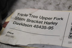 45435-95 Triple Tree Upper Fork Stem Bracket Harley Davidson