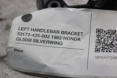 LEFT HANDLEBAR BRACKET 53172-425-003 1982 HONDA GL500I SILVERWING