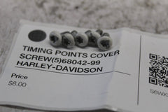 TIMING POINTS COVER SCREW (5) 68042-99  HARLEY-DAVIDSON