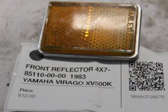 FRONT REFLECTOR 4X7-85110-00-00  1983 YAMAHA VIRAGO XV500K