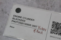 ENGINE CYLINDER BLACK (SEE PHOTOS) 5130005 2007 VICTORY 8BALL