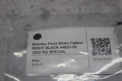 Brembo Front Brake Caliper RIGHT BLACK 44023-08 2022 HARLEY DAVIDSON ROADGLIDE