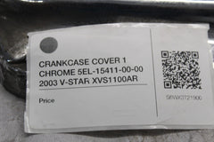 CRANKCASE COVER 1 CHROME 5EL-15411-00-00 2001 XVS1100A VSTAR CLASSIC