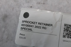 SPROCKET RETAINER 40100041 2022 RG SPECIAL