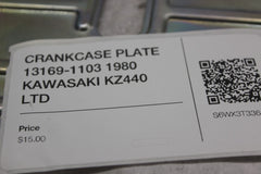 CRANKCASE PLATE 13169-1103 1980 KAWASAKI KZ440 LTD