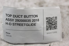 TOP DUCT BUTTON ASSY 29200035 2018 H-D STREETGLIDE